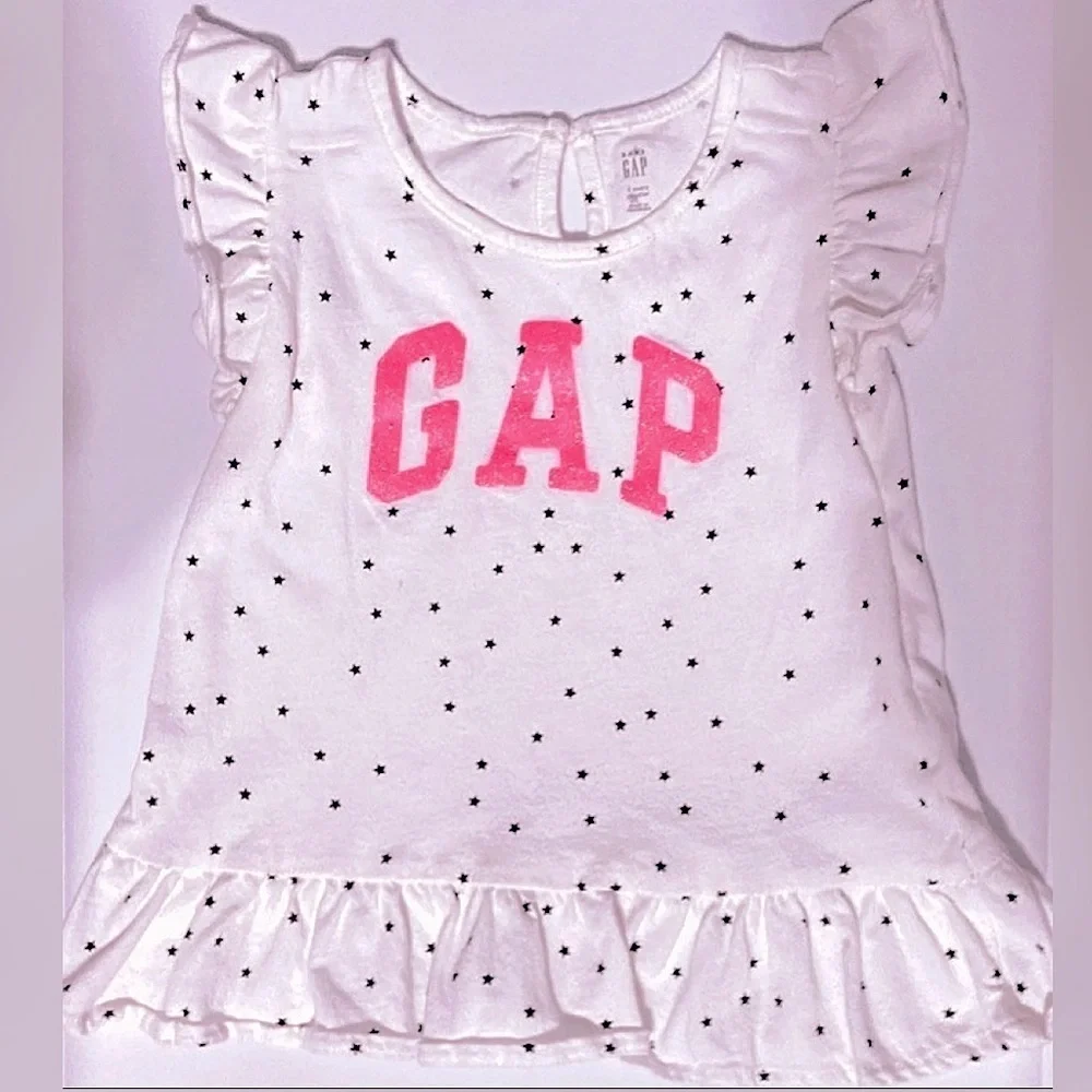 Gap Logo Toddler Girls 3t Short Sleeved Tee Shirt